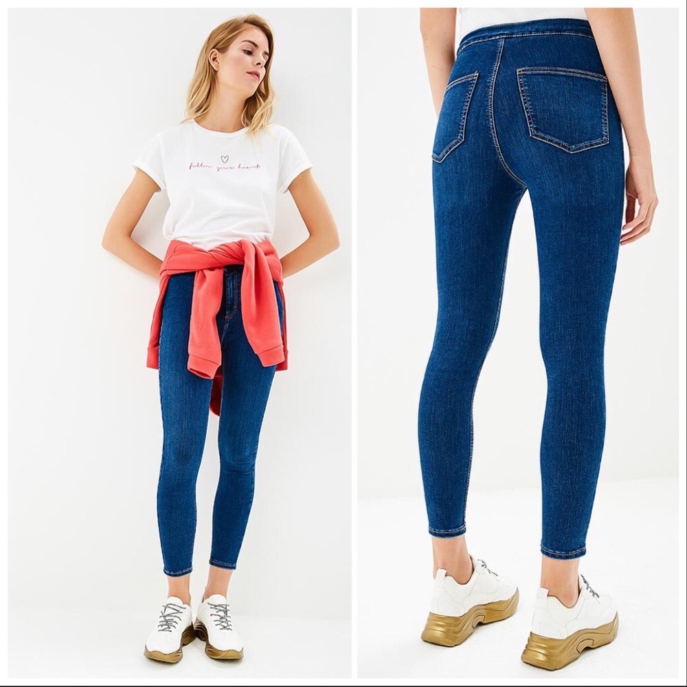 High Waist Crop Skinny Jeans NWT